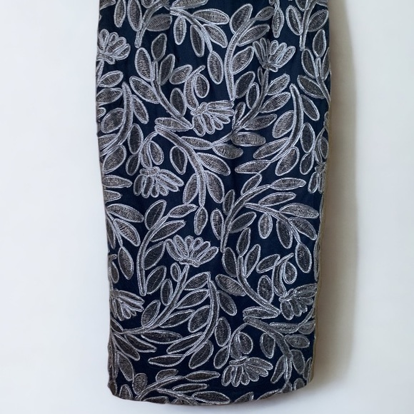 NWT JS COLLECTIONS Embroidered Soutache Elbow Sleeve Cocktail Party Dress Size 8 - Picture 8 of 16